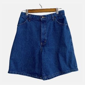 Relaxed Fit High Waisted Flared Denim Jean Shorts WOMEN’S SIZE 4